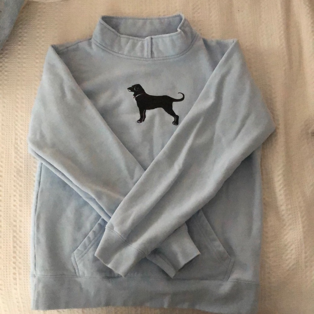 black dog high neck sweat shirt